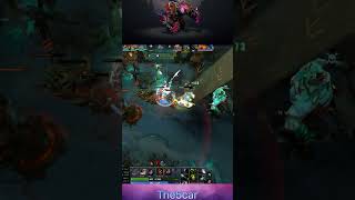 One step away from death. Dota 2