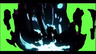 Jujutsu Kaisen JJk Yuji Itadori Divergent Fist greenscreen