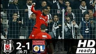 Besiktas vs Lyon 2-1 (6-7 on penalty) All Goals Highlights 20/04/2017