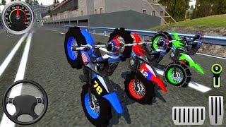 Off-road Outlaws Motos Multiplayer Racing Motorcycle Stunt Bike Android 3D Driving Gameplay Gameplay