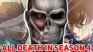 ALL Deaths in Attack On Titan Season 4 PART 3!!!