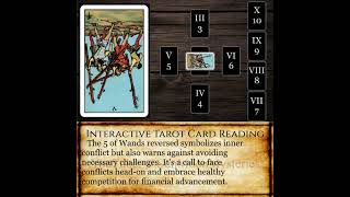 Celtic Cross Wealth: Five of Wands in Position 2 Reversed - Financial Conflicts