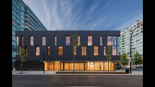 Full time lapse Mass Timber 3 storey Passive House Construction