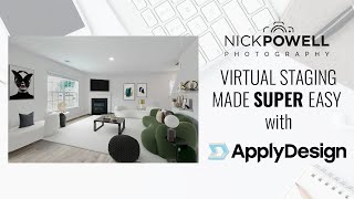 Virtual Staging made EASY! - Apply Design Photography Software Review