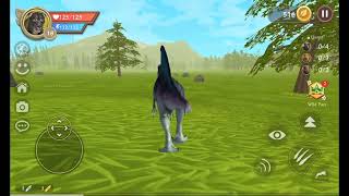 Wildcraft new glitch 😱 playing as an spinosaurus !!!! dinosaur scary Wildcraft 😱