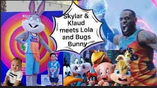 Skylar and Klaud meets Bugs and Lola Bunny at Mirdif City Centre | Space Jam: A New Legacy | 2021