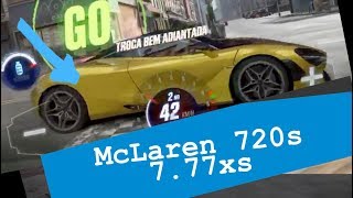 CSR2: McLaren 720s  7.77x shift pattern and tune