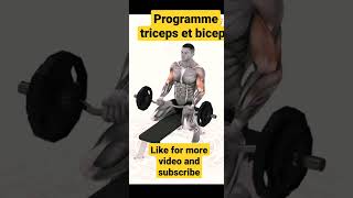 #1 musculation gif #programme #musculation #biceps #triceps