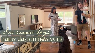 Slow Summer Days Vlog 3 | Rainy Days in NYC, Thoughts on How Long We'll Live Here, Pack with Me!