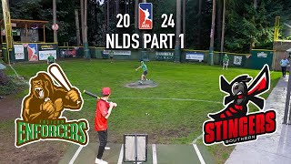 2024 NLDS Highlights 1 | Enforcers vs. Stingers | AWA Wiffle Ball