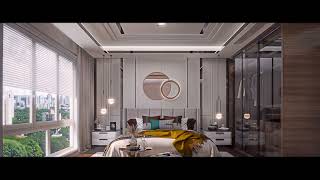 Master Bed Interior Design | home decor | D5 | sketchup | 4k