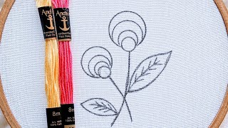 VERY BEAUTIFUL 3D FLOWER HAND EMBROIDERY DESIGN FOR BEGINNERS