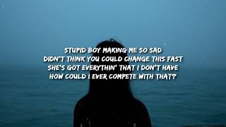 Tate McRae - she's all i wanna be (Lyrics) stupid boy making me so sad