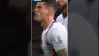 Pulisic scores for AC Milan in his first Serie A game against Bologna🚀