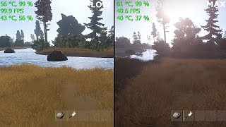 Rust Low vs Ultra GTX 960  With FPS