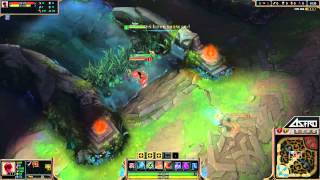 Lee Sin's Resonating Strike cancels if you flash in a bush