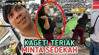 Ras Terkuat 'Emak emak' Ngamuk Minta Sedekah Ke Pedagang