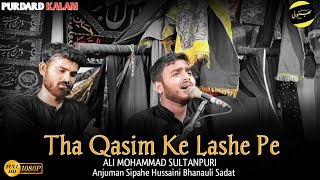 NOHA ll Tha Qasim Ke Lashe Pe ll Ali Mohammad Sultanpuri Bhanauli Sadat ll Moharram 2022/1444