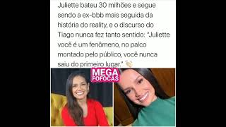 Juliette bateu 30 milhões de seguidores será que ela chega nos 50 milhões?