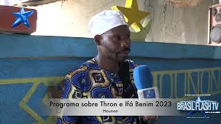 Programa sobre Thron e Ifá Benim 2023 - Hounon