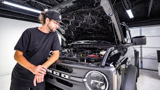 Ford Bronco Rough Country Hood Assists Install