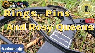 Rings, Pins And Rosy Queens | Metal Detecting UK | #teamsimplex #uneartheduk | Detecting Norfolk UK.