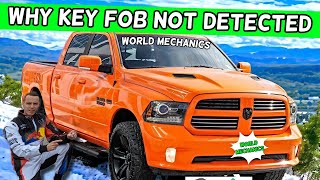 DODGE RAM WHY KEY FOB NOT DETECTED WARNING DODGE RAM 1500 2500 3500 2013 2014 2015 2016 2017 2018