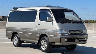 1997 Toyota HiAce super custom limited 1KZ-TE turbo-diesel #141 walk-around video