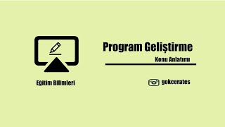 4) Dersin İşleniş Basamakları, Posner'in Program Türleri