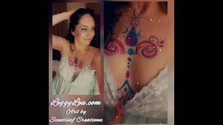 Body paint with Sweetleaf Creationz #LeggyLea