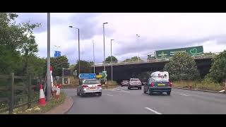 Driving on M4 Motorway 🛣 Saturday Evening