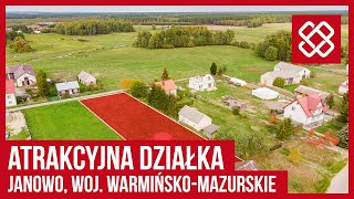 Atrakcyjna działka w Janowie, Warmia i Mazury.