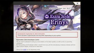 Another Eden Global Update 3.2.100 Extra Style Erinys (ES Felmina)! True Manifestation Myrus!