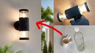 DIY Membuat Lampu Dinding Modern dari Botol dan Pipa PVC Bekas,  Ide Usaha, Lampu Dekorasi