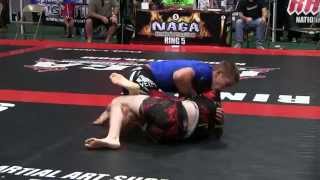 NAGA West Coast Adult Blue under 140 pounds Nogi Semi Finals