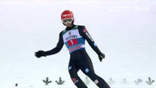 Markus Eisenbichler springt 141m im 1. Durchgang / Vierschanzentournee Garmisch-Partenkirchen