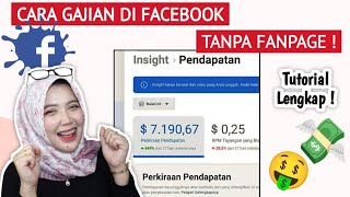 Terbaru❗Cara Dapat UANG di Facebook ! Cara Main Facebook Dapat GAJI Tanpa Fanpage ! Facebook Creator