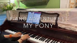 My Pony from Piano Adventure Book played by piano teacher Shauna Shang