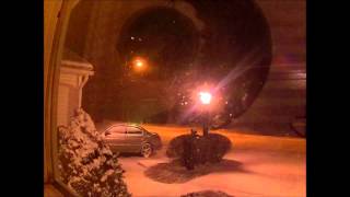 Blizzard 2015 time Lapse