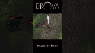 You can sign up for our free playtest of Drova on steam now.