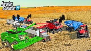 BIGGEST CORN HARVEST OF THE YEAR IN NEBRASKA!! | Farming Simulator 22