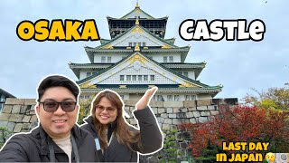 Exploring Osaka Castle! - Our Last Day in Japan | MOJHI VLOG