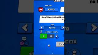 ho creato il mio club su brawl stars #brawlstars #shorts