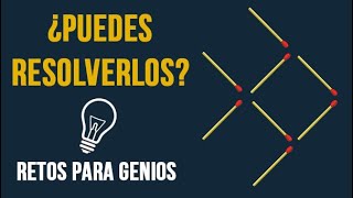 Juegos con cerillas - Retos mentales