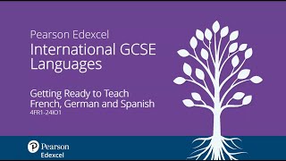 Getting Ready to Teach Pearson International GCSE French, German and Spanish (Mod 1)- September 2024