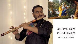 Achyutam Keshavam Flute Cover | Popular Krishna Bhajan | अच्युतम केशवम कृष्ण भजन | Saregama on Flute