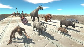 Race to eat 8 RANDOM UNITS - Animal Revolt Battle Simulator