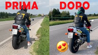 Honda CBR600F stock exhaust VS aftermarket exhaust (DBkiller)