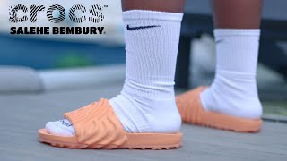 SALEHE BEMBURY x CROCS POLLEX SLIDE "CITRUS MILK" | REVIEW, ON-FOOT, & SIZING