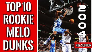 Carmelo Anthony Top 10 Rookie dunks